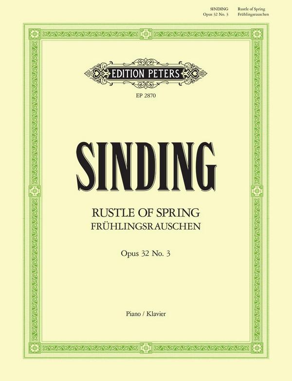 Frühlingsrauschen op.32,3&nbsp;&nbsp;für Klavier&nbsp;&nbsp;