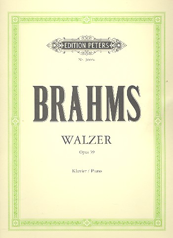 Walzer op.39&nbsp;&nbsp;für Klavier&nbsp;&nbsp;