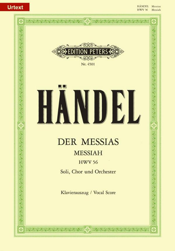 Der Messias HWV56&nbsp;&nbsp;für Soli, Chor und Orchester&nbsp;&nbsp;Klavierauszug (dt/en, broschiert)