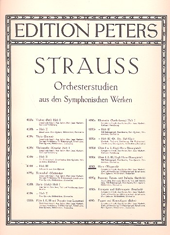 Orchesterstudien&nbsp;&nbsp;für Horn&nbsp;&nbsp;Sinfonische Werke