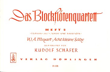 Das Blockflötenquartett Band 5&nbsp;&nbsp;8 kleine Stücke (SATB)&nbsp;&nbsp;