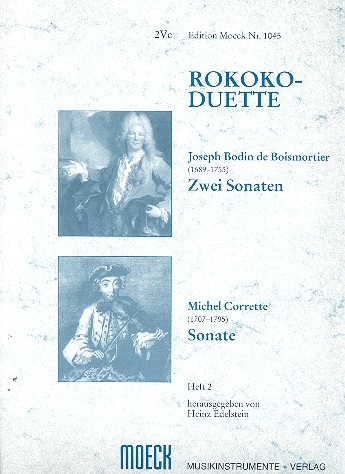 Rokoko - Duette Band 2  für 2 Violoncelli (Gamben, Fideln)  2 Spielpartituren