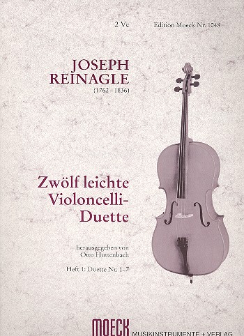 12 leichte Duette Band 1 (Nr.1-7)  für 2 Violoncelli  2 Spielpartituren