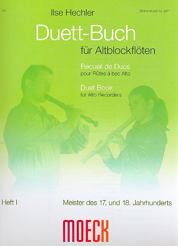 Duett-Buch Band 1  für 2 Altblockflöten  Spielpartitur