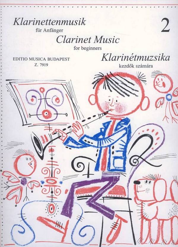 Klarinettenmusik für Anfänger Band 2&nbsp;&nbsp;für Klarinette und Klavier&nbsp;&nbsp;