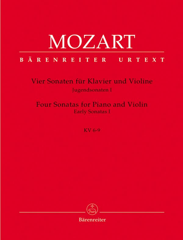 4 Sonaten KV6-9   für Violine und Klavier  