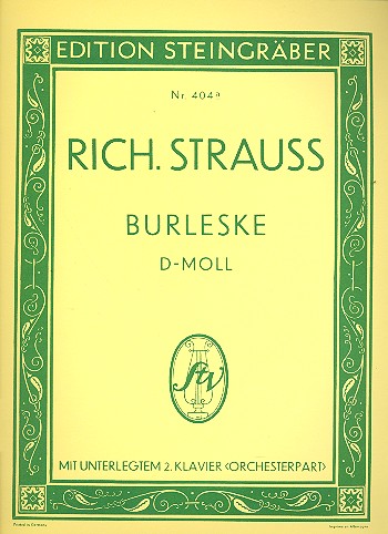Burleske d-Moll   für Klavier und Orchester  für 2 Klaviere