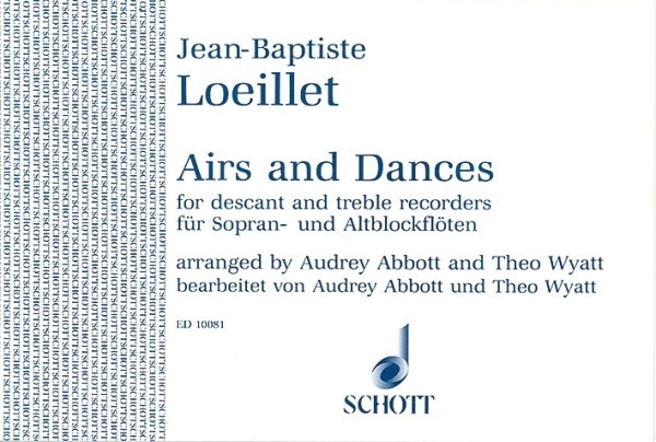 Airs and Dances  for 2 recorders (SA)  score