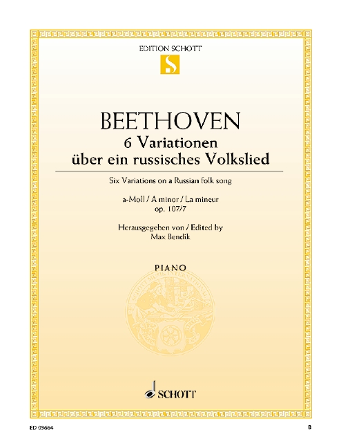 Sechs Variationen op. 107/7&nbsp;&nbsp;für Klavier&nbsp;&nbsp;