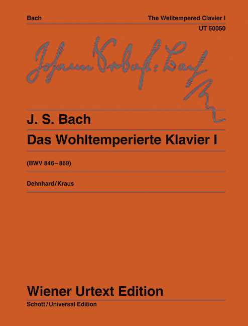 Das Wohltemperierte Klavier Teil 1 - BWV846-869&nbsp;&nbsp;für Klavier&nbsp;&nbsp;