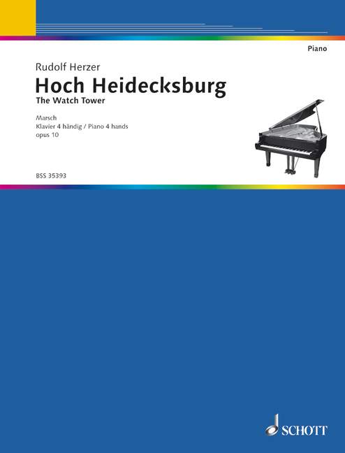 Hoch Heidecksburg op. 10  für Klavier 4-händig  