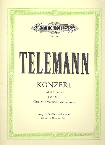 Konzert f-Moll für Oboe, Streicher und Bc&nbsp;&nbsp;für Oboe und Klavier&nbsp;&nbsp;