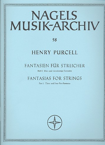 Fantasien Band 1&nbsp;&nbsp;für Streichquartett&nbsp;&nbsp;Partitur