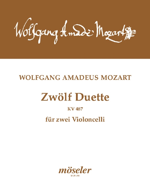 12 Duette  für 2 Violoncelli  Spielpartitur