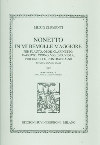 Nonetto mi bemol maggiore  per quintetto a fiati, trio d'archi e contrabbasso  9 parte