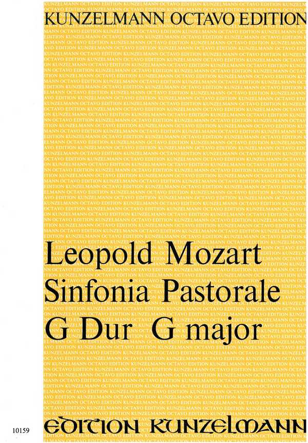 Sinfonia pastorale G-Dur  für corno pastoriccio und Streicher  Partitur