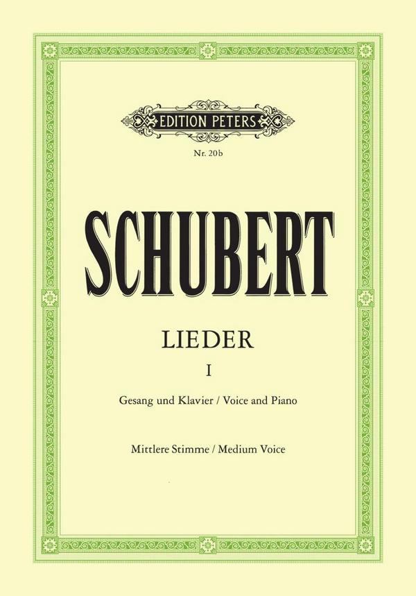 Lieder Band 1&nbsp;&nbsp;für Gesang (mittel) und Klavier (dt)&nbsp;&nbsp;