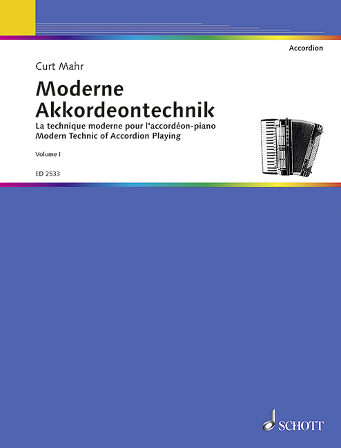 Moderne Akkordeontechnik Band 1  für Akkordeon  