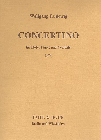 Concertino  für Flöte, Fagott und Cembalo  