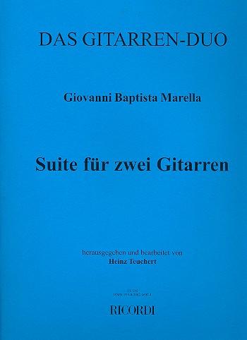 Suite Nr 1 für 2 Gitarren  Spielpartitur  Verlagskopie