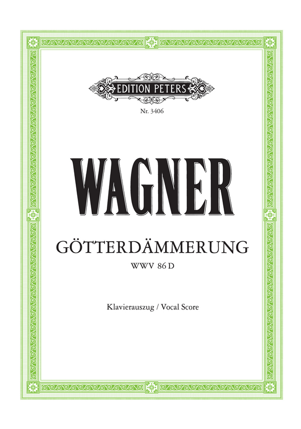 Götterdämmerung WWV 86D&nbsp;&nbsp;&nbsp;&nbsp;Klavierauszug