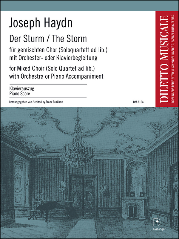 Der Sturm Hob.XXIVa:8  für Chor und Orchester  Klavierauszug