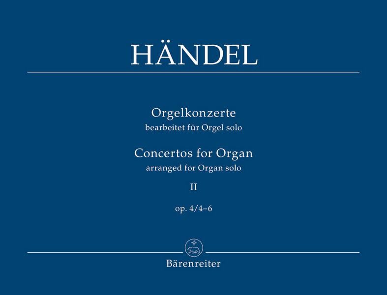 Konzerte op.4 Band 2 (Nr.4-6) &nbsp;&nbsp;für Orgel&nbsp;&nbsp;Matthaei, Karl, Ed