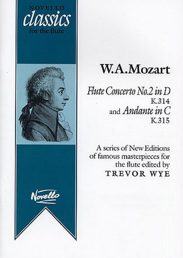 Concerto in D Major no.2 KV314 for Flute and Orchestra&nbsp;&nbsp;for flute and piano&nbsp;&nbsp;