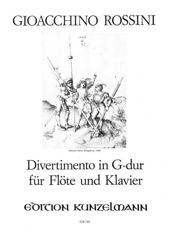 Divertimento  für Flöte und Klavier  