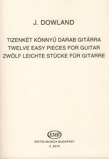 12 leichte Stücke  für Gitarre  