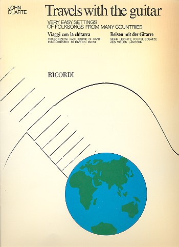 Travels with the Guitar very easy&nbsp;&nbsp;settings of folksongs from many countries&nbsp;&nbsp;