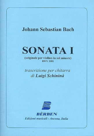 Sonate Nr.1 BWV1001&nbsp;&nbsp;für Gitarre&nbsp;&nbsp;