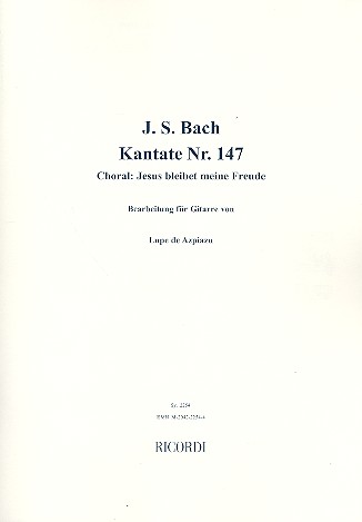 Jesu bleibet meine Freude&nbsp;&nbsp;für Gitarre&nbsp;&nbsp;