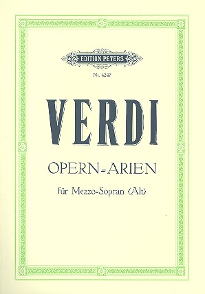 Ausgewählte Opern-Arien&nbsp;&nbsp;für Mezzosopran (Alt) und Klavier (it/dt)&nbsp;&nbsp;
