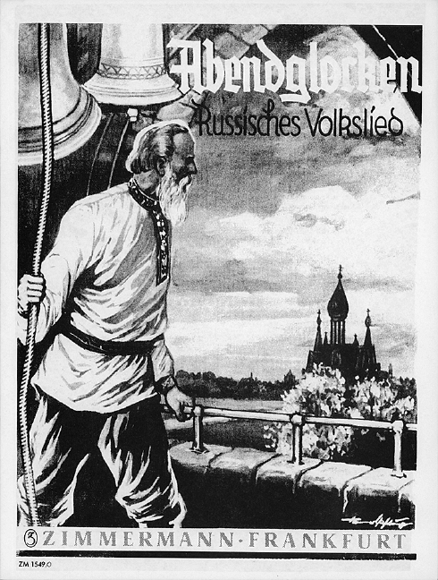 Abendglocken - russisches Volkslied&nbsp;&nbsp;für Singstimme und Klavier (dt/kyr)&nbsp;&nbsp;