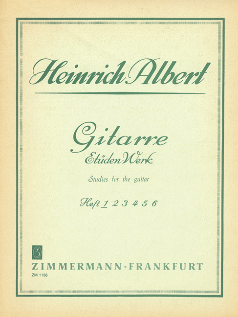 Gitarren-Etüden-Werk Band 1  Elementarstufe  