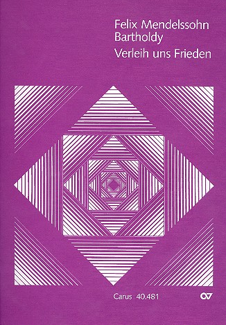 Verleih uns Frieden &nbsp;&nbsp;für gem Chor und Orchester&nbsp;&nbsp;Partitur (dt/lat)