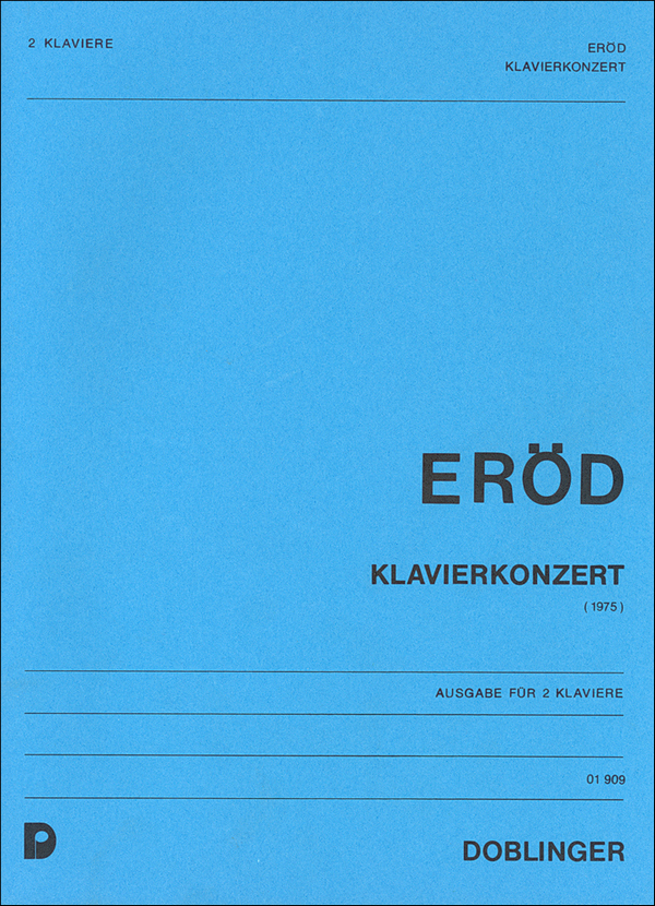 Konzert für Klavier und Orchester  für 2 Klaviere  