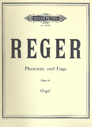 Fantasie und Fuge op.29&nbsp;&nbsp;für Orgel&nbsp;&nbsp;