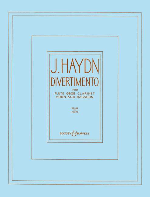 Divertimento  für Flöte, Oboe, Klarinette, Horn und Fagott  Partitur und Stimmen