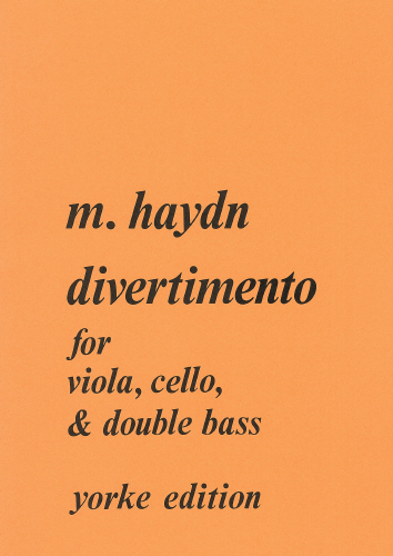 Divertimento  for viola, cello and double bass  score and parts