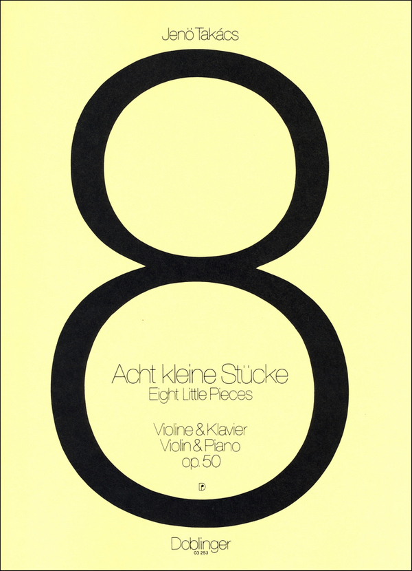 8 kleine Stücke op.50  für Violine und Klavier  