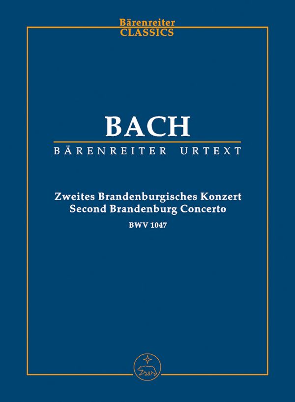 Brandenburgisches Konzert F-dur Nr.2 BWV1047&nbsp;&nbsp;&nbsp;&nbsp;Studienpartitur