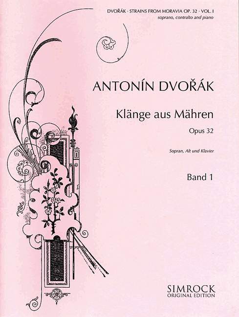 Klänge aus Mähren op.32 Band 1  für Sopran, Alt und Klavier (dt/ts/en)  