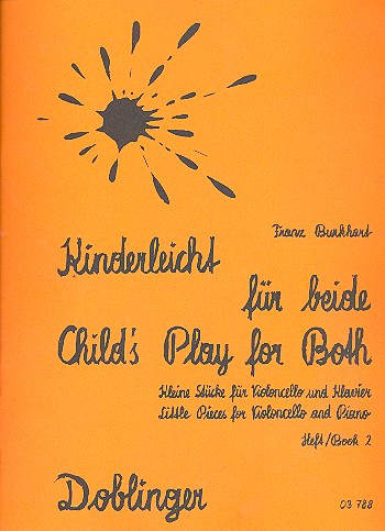 Kinderleicht für Beide Band 2  kleine Stücke für Violoncello  und Klavier