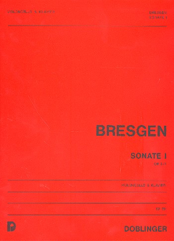 Sonate op.8,1 für Violoncello&nbsp;&nbsp;und Klavier&nbsp;&nbsp;