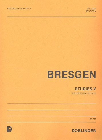 Studies 5&nbsp;&nbsp;für Violoncello und Klavier&nbsp;&nbsp;