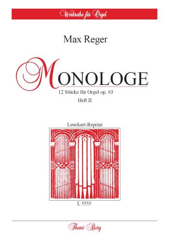 Monologe op.63 Band 2 (Nr.5-8)  für Orgel  