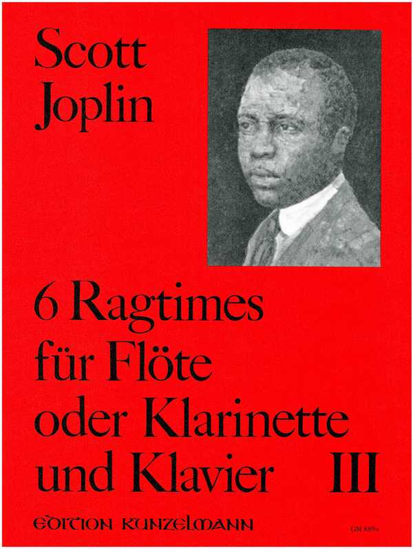 6 Ragtimes Band 3  für Flöte (Klarinette) und Klavier  