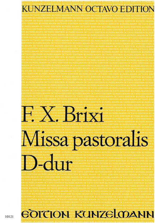 Missa pastoralis D-Dur  für Soli, gem Chor und Orchester  Partitur (la)